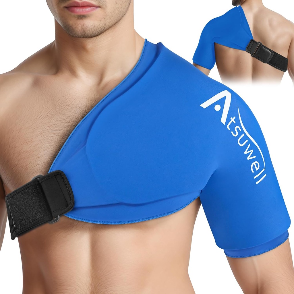 Atsuwell XL, Buz Paketi, Omuzlar Buz Paketleri Rotator Cuff Cold Terapi, Kadınlar için Soğuk Paket Çamaşır Yıkama Kolları, Discomfort için Soğuk Paketler Kolları