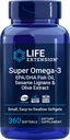 Επέκταση ζωής Super Omega-3 360 Softgels, Easy to Swallow, EPA/DHA Omega3 Fish Oil, Sesame Lignans & εκχύλισμα ελιάς