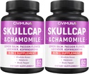Skullcap ile Skullcap Capsules, Chamomile, Lemon Balm ve More - 4 Ay Supply için 120 Capsules (Pack of 2)
