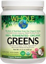 Tüm Dünya ve Deniz Doğal Faktörlerden, Organik Fermented Greens, Vegan Whole Food Supplement, Tropikal, 14.3 Oz