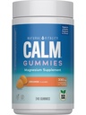 Φυσικό Vitality Calm, Magnesium Citrate Supplement, Stress Relief Gummies, Υποστηρίζει μια υγιή απάντηση στο στρες, χωρίς γλουτένη, Vegan, Orange, 240 Gummies
