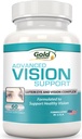 Gelişmiş Vizyon Desteği - Lutein Eye & Vision Complex with Lutein, Bilberry, çinko, Grapeseed & Essential Vitamins - Eye Health için Tüm Doğal Retina Kapsülleri - ABD'de Made in USA