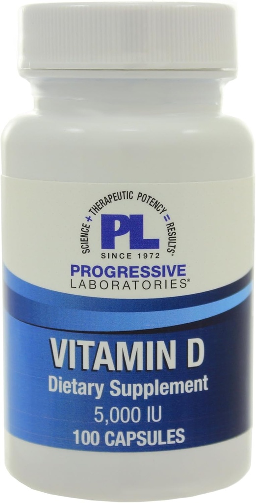 Progresif Laboratuvarlar D-3 5000 IU 100 Capsules