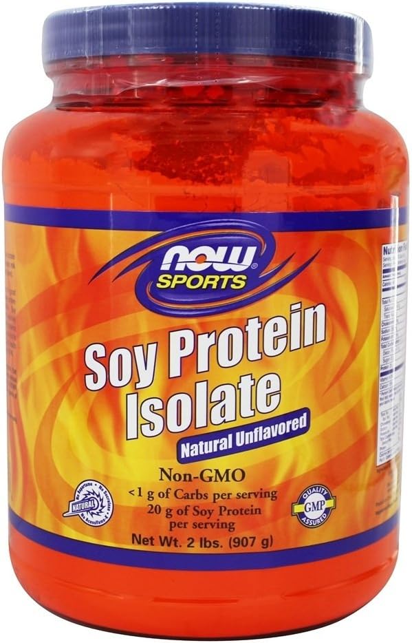 Şimdi Gıdalar Soy proteini Non-GMO - 2lbs Unflavored (Plant Temel Protein)