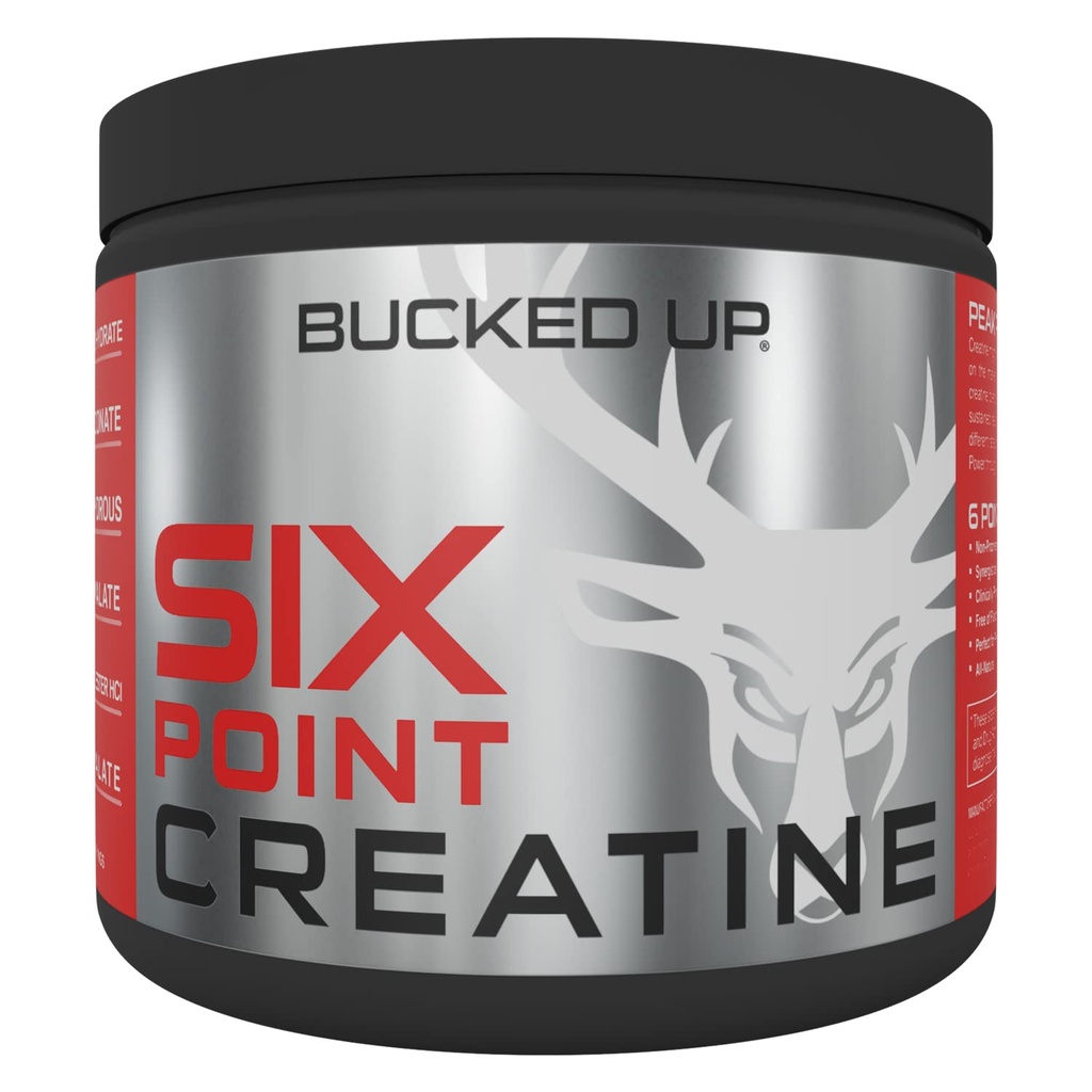 Bucked Up Six Point KretineTM Six Type oft Tinaine - Erkekler ve Kadınlar için