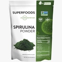 MRM Beslenme Spirulina Toz | Superfood | Komple Plant Protein | Gluten-Free + Vegan | 40 Hizmet | 8.5 Ounce
