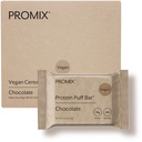 Promix Beslenme Vegan Protein Puff Bars | Yüksek Protein, Low Calorie Marshmallow Crispy Treat | Kosher, Soy Free - Chocolate