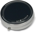 Black Purse Pill Box ή μικρό κουτί χάπι για την τσέπη. Βολικό και διακριτικό, μεγάλη για καθημερινή χρήση ή για ταξίδια.