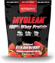 Myogenix Myolean –% 100 Whey Protein Toz – Servis başına 40g protein – Low Carb – Parlaklar için ideal, Meal Emekli Shakes, Pre Workout & Post Workout Shakes – Strawberry (5lbs)