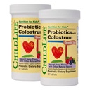 Çocuklar için Colostrum- Probiyotikleri, Digestive Health, Chewables, Children's Probiyotik, Colostrum for Kids - Natural Berry, 92 Tabletler (Brook of 2)