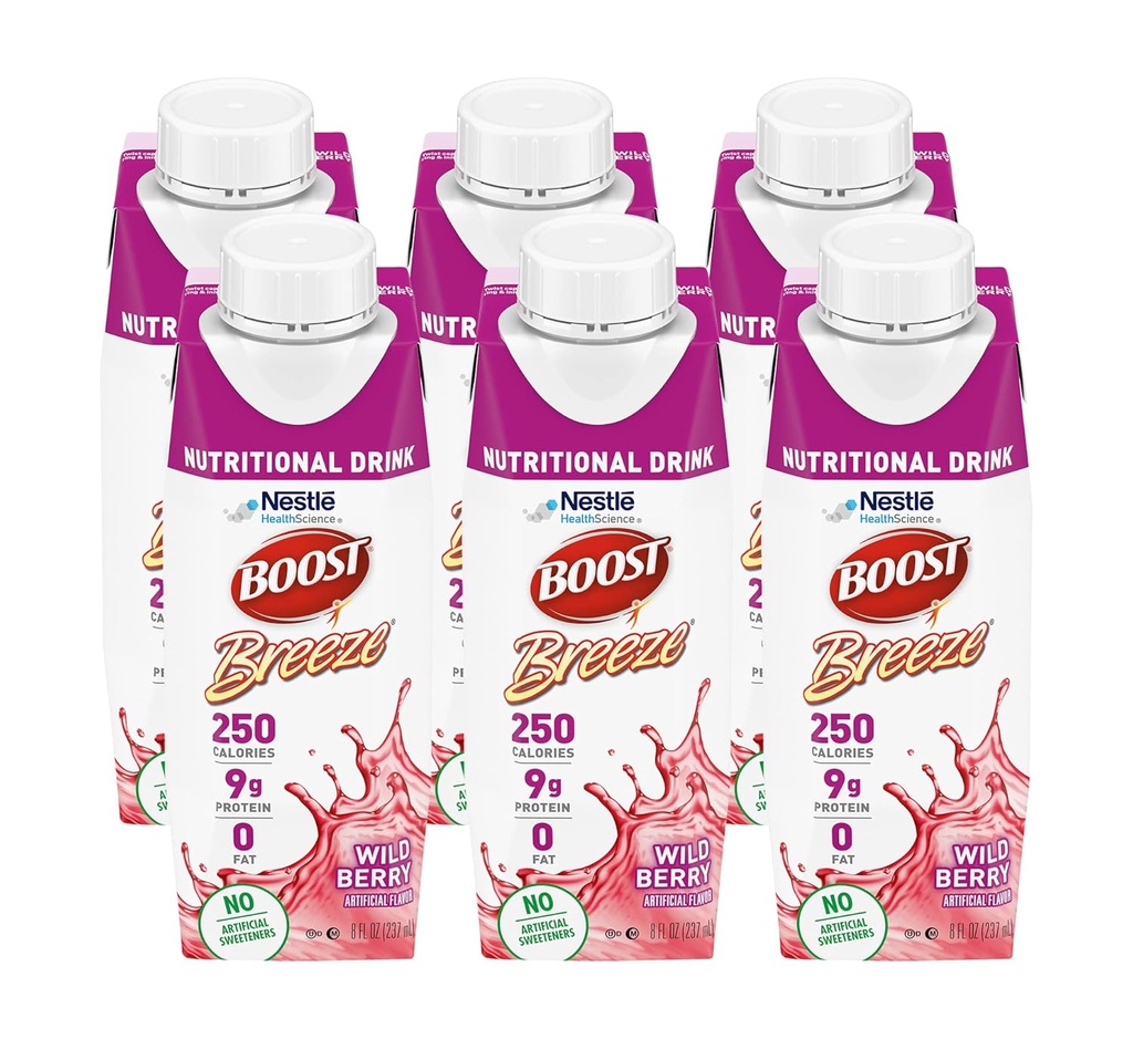 Boost Breeze Beslenme İçgörü, 8 Fl Oz (Pack of 6)