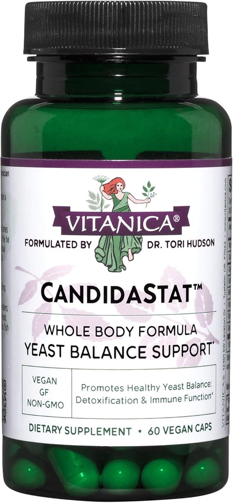 Vitanica Candidastat, Dengeli Destek, Vegan, 60 Capsules
