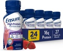Yüksek protein Strawberry Beslenme Shake'yi sağlamak, içmeye hazır, 16g protein ve 27 Vitamin ve Minerals, 8 fl oz, 24 Pack