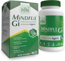 Sağlık Thru Beslenme Mindful GI - Sağlıklı Zihin & Gut Kompleksi | Digexin, Magnezyum, L-Glutamine ve Gut-Brain Axis Desteği için Probiyotik | Düzenlilık, Bloating, Calmness Supplement Supplement