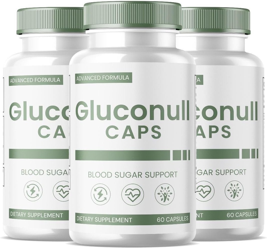 SPRESSO (3 Pack) Gluconull Capsules, Gluco Null Glyco Optimizer, Gluco Null Natural Blood Gemi Temiz, Gluconull for Natural Health (180 Capsules)
