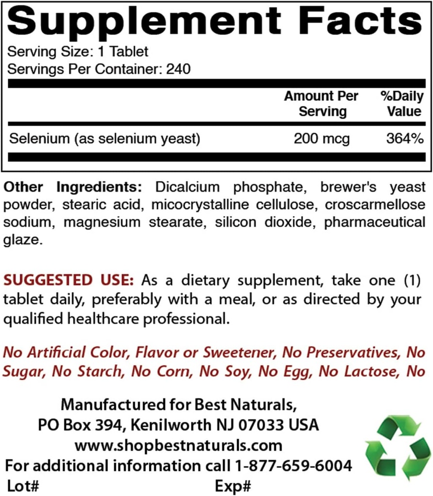 Selenium 200 mcg & Magnezyum Glycinate 425 mg