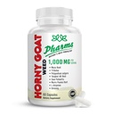 PHARMS Hornygoatweed for Men & Women (1,000 mg) - Enerji ve Stamina Capsules with Maca Root, Tribulus, Tongkat Ali, Saw Palmetto & Real - Kadın & Erkek Performans Teşvik Tamamlandı - 60 Capsules