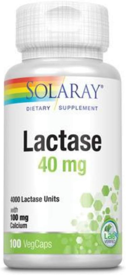 Κάψουλες SOLARAY Lactase, 40mg 