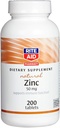 Rite Aid Natural çinko, 50 mg, 200 Tablet - Immune Function - çinko Supplements - Vitamin Supplements - Doğal çinko Tamam - Antioksit Sağlık için Temel Mineral - Easy-to-Sw