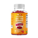 D3 Vitamini + K2 Gummies – Bone & Heart Health Support – 180 Pectin-Based Vegan Gummies