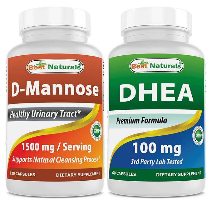 En İyi Doğallar D-Mannose 1500 mg & DHEA 100 mg