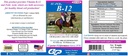 SU-PER B-12 Energy Horse Supplement - Equine Vitamins B-12 & B-9 Folic Acid Support Toz - 12.5 Pounds, 6 Ay Supply