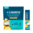 Sıvı I.V.® Hydration Multiplier® - Piña Colada - Hydration Toz Packets | Electrolyte Toz I.V.® Hydration Multiplier® - Piña Colada - Hydration Dust Packets | Electrolyte Toz İçecek Mix | Single-Serving Sticks | Non-GMO | 16 Services (Pack of 12)