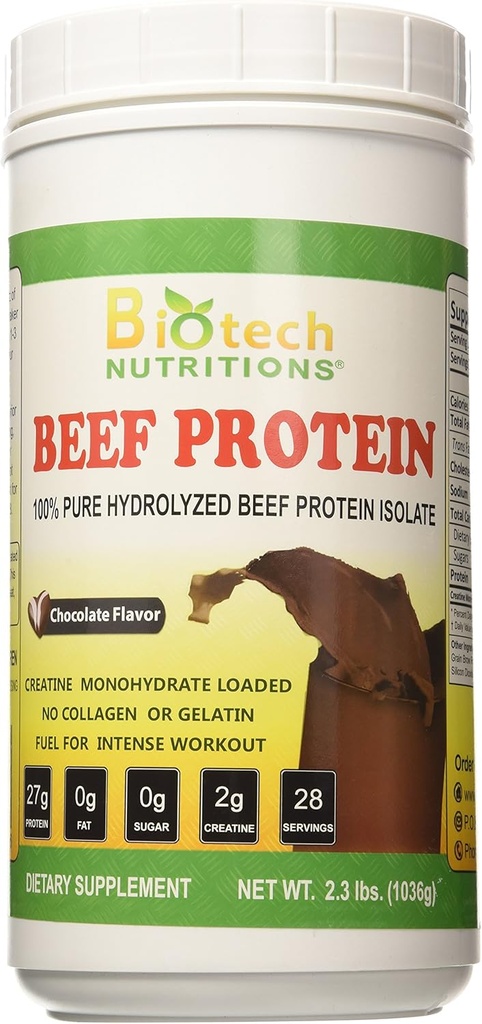 Hydrolyzed Beef Protein Tamam, Çikolata, 2.3 Pound