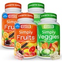 Simply Nature's Pledge - Packed with 42 Different Fruits & Vegets - 2-Month Supply - Made with Real, Non-GMO Whole Foods - Υποστηρίζει την ενέργεια και τη συνολική ευεξία - Soy-Free - 360 Κάψουλες