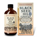 Black Seed Oil 8 oz - Cold Pressed Etiyopyan Black Cumin Nigella Sativa, 3X Senmoquinone, 100% Pure & Organik Sıvı Cam Şişede - Destekler Immune, Saç ve Skin Health