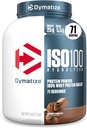 ISO100 Whey proteini Toz Isolate, Gourmet Chocolate, 25g of protein, 5 Pound, 5.5g BCAAs, 120 Cal., Gluten Free, 1g Fat, 1g Sugar, 2g Carb (71 hizmet)