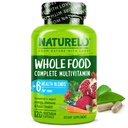 NATLO Erkekler Multivitaminler - Vitaminlerle Erkekler için Tüm Gıda Çokvitamin, Mineraller - 120 Vejetaryen Capsules Enerji, Beyin, Kalp, Göz Sağlığı *