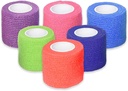 Ever Ready First Aid Self Adherent Cohesive Bandages 2" x 5 Yards - 12 Kont, Rainbow Colors