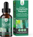 Certified Organic Lymphatic Drainage Drops - Βότανο Λεμφικό Καθαρίστε και ανοσοποιητικό Συμπλήρωμα Υποστήριξης με Echinacea Goldenseal & Red Clover Extract - Vegan Non GMO Αλκοόλ και Ζάχαρη Δωρεάν - 30 Υπηρεσίες