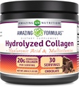Şaşırtıcı Formulaler Hyaluronik Asit & Multivitamins Supplement | 30 Servisler Toz | 660 Grams | Chocolate Flavor