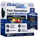 Sıvı Glutathione Supplement, Lemon Berry Flavored Acerola Energy ATM w/Zinc, Daily Vitamins & Minerals, Zero Sugar Formulation, Günlük Auto-Immune Support for Yetişkinler, 0.34 fl oz, 30'un Paketi