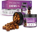 Köpekler için Probiyotik Chews ve Digestive Enzymes Prebiyotik Health Gut Itchy Skin Probiyotikos Itching Diarrhea Chew Supplements Canine Pet Prebiyotiks 200 Natural Soft Chewable Tabletler