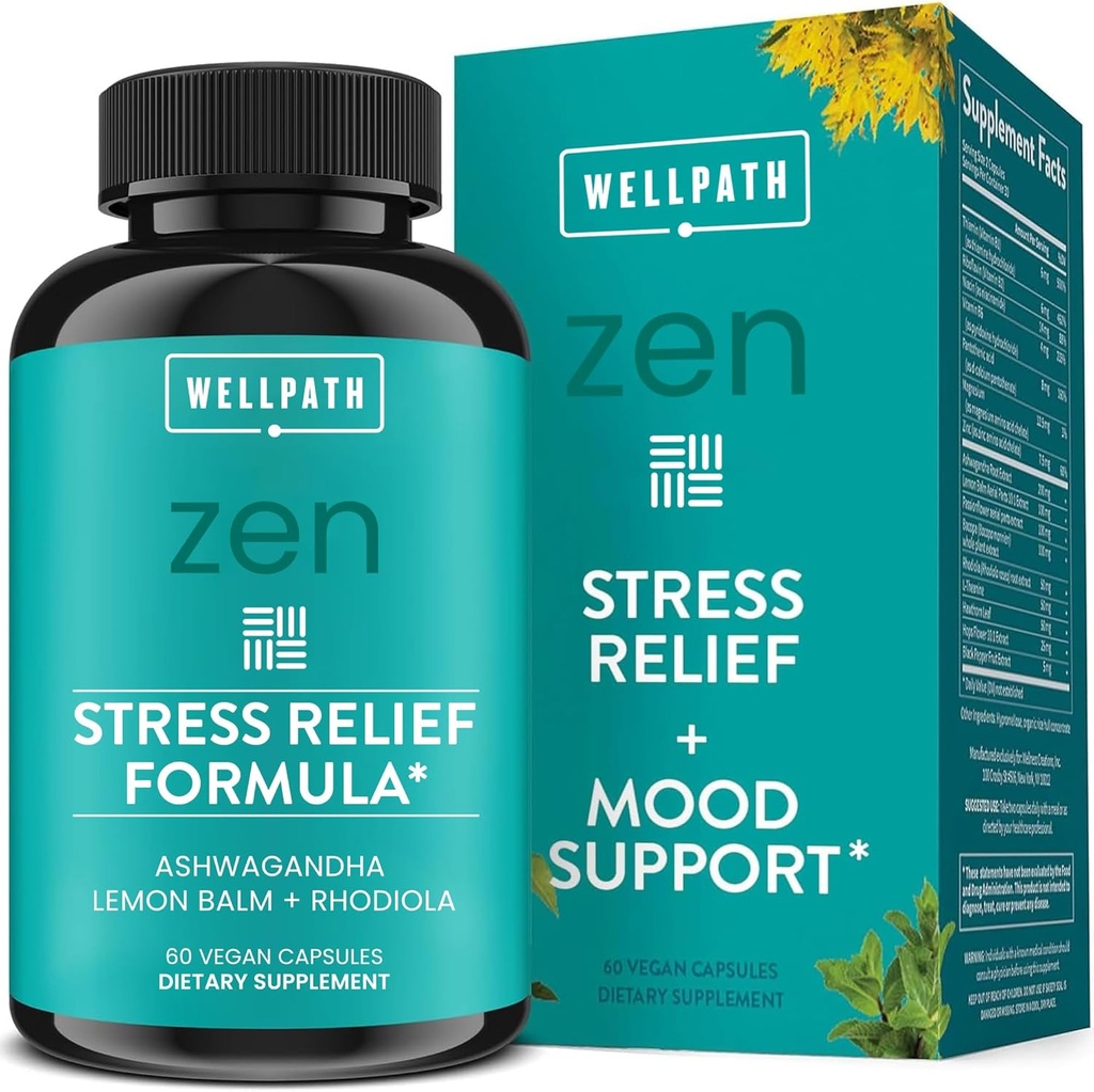 WellPath Zen Strress Relief Supplement + Υποστήριξη Mood 
