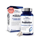 1MD Beslenme Tamam Probiyotikler Platinum - Digestive Health için Probiyotikler ve Probiyotikler - Kadınlar ve Erkekler için Probiyotik Supplement - 50 Milyardan Fazla Canlı CFU 11 Strains Süt-Free - 30 Caps