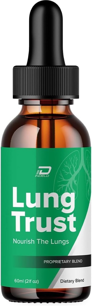 Lung Trust Liquid Supplement, Lung Trust Drops, Lung Trust Advanced Formula Drops - Maximum Strength, LungTrust Drops Support Reviews (1 Pack - 1 Month Supply)