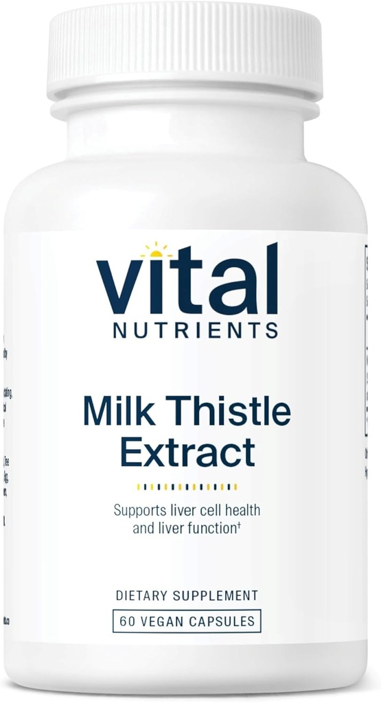Vital Nutrients Süt Butle Extract 250mg | Vegan Süt Butle Supplement for Liver Function & Detox | Glutathione Production | Gluten, Dairy, Soy Free | Non-GMO | 60 Capsules