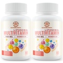Kadınlar için Liposomal Multivitamin 50+ - Kadınlar 32 Malzemeler, CoQ10, Vitaminler C, B, D, E for Cardiovascular & Bone Health Support - Iron-Free (120 Capsules)