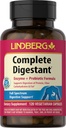 Lindberg Complete Digestant Multi-Enzyme Formula with Pancreatin and Betain Hydrochloride, 120 Κάψουλες