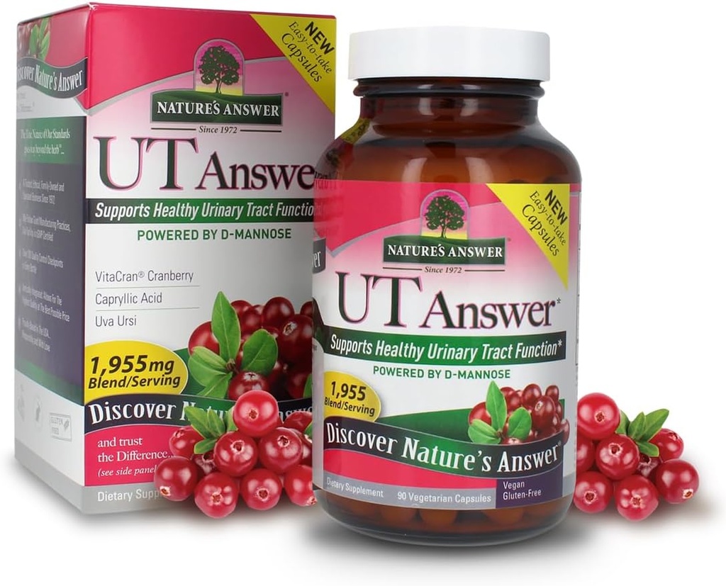 Natures Απάντηση UT Απάντηση D Mannose Cranberry, 90 Κάψουλα 2 πακέτο 
