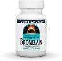 Source Naturals Pineapple Enzyme Bromelain - 2.000 GDU/GRAM - 500 mg - 30 Capsules