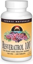Πηγή Naturals Resveratrol 100, για την καρδιά και υγιή γήρανση * - 100mg 240 δισκία