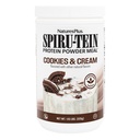 NaturesPlus SPIRU-TEIN Shake - Kurabiyeler ve krem - 1.15 lbs, Spirulina protein Toz - Bitki bazlı Meal Emekliliği, Vitaminler ve Mineraller Enerji için - Vejetaryen - 15 Hizmet