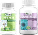 America Medic & Science OVA-Max Prenatal Vitamins for Women (120 Capsules) and WFS Plus Fertility Supplements for Women (90 Capsules)