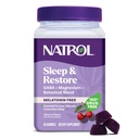 Natrol Ύπνος & Επαναφορά Μαγνήσιο Γλυκινικό Glycinate Gummies, Μαγνήσιο για Βοηθήματα Ύπνου για Ενήλικες, Μελατονίνη-δωρεάν, Cherry Γεύση, 30 ημέρες προσφοράς