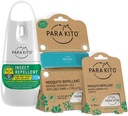 BeautyKITO Mosquito, Insect & Bug Mix - Kombinasyon, Turquoise Bileband & 4 Refills | DEET Free, Citronella Essential Oils, Perfect for Camping, Hiking, Travel Açık Etkinlikler